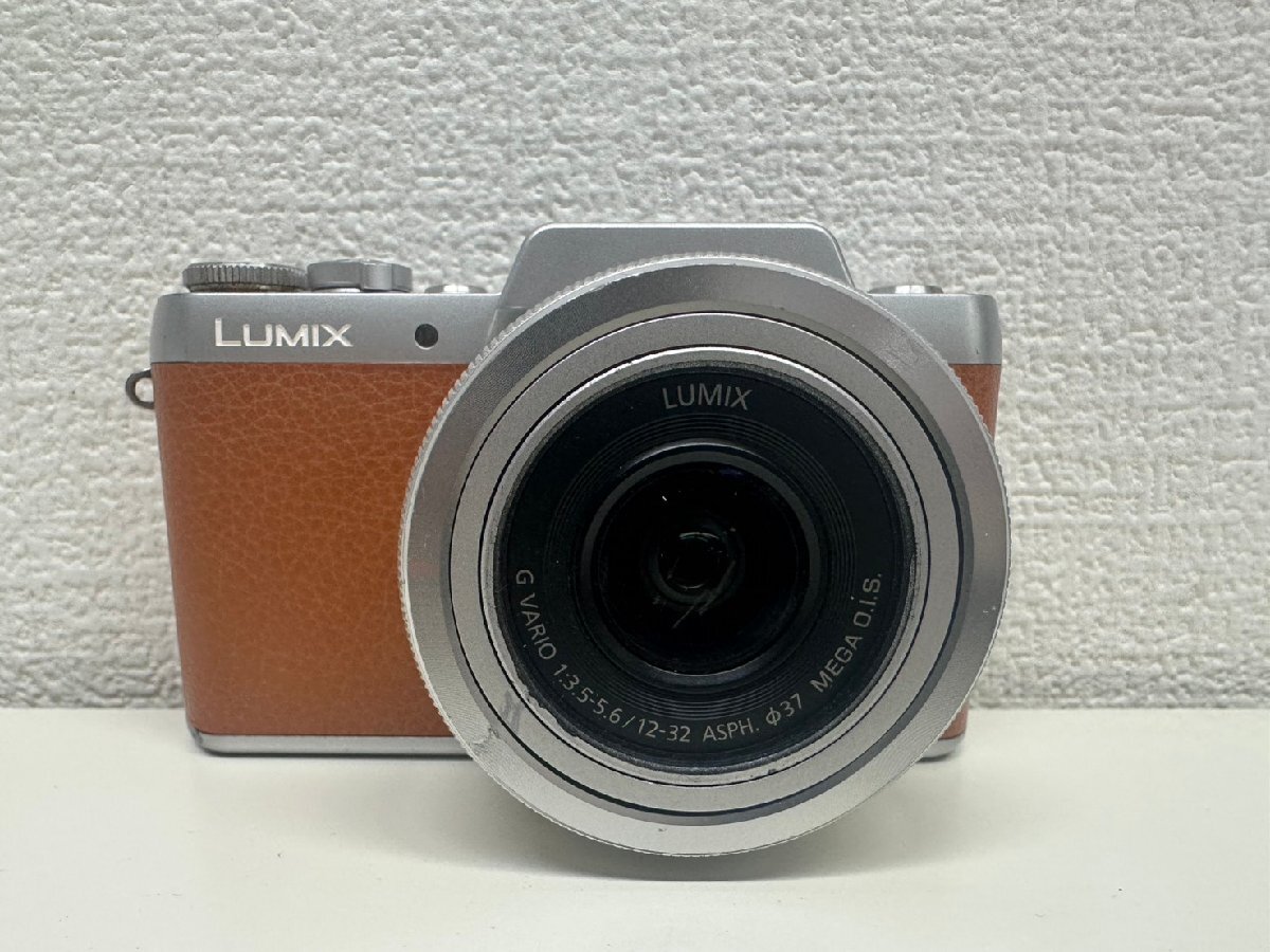 U027-N51C-2 Panasonic パナソニック LUMIX DMC-GF7 ボディ ミラーレス/ G VARIO 12-32mm F3.5-5.6 MEGA O.I.S. 動作未確認 現状品①大阪