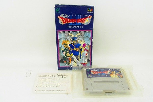 A066-Y25-7832 スーパーファミコン ドラクエ ソフト 箱付き 現状品③ 渋谷