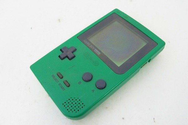 A004-N29-6231◎ NINTENDO 任天堂 ゲームボーイ ポケット MGB-001 グリーン 本体 現状品③ 渋谷 ◎