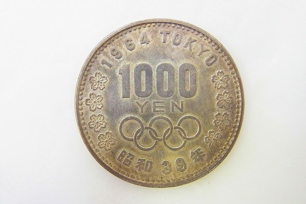 C181-X15-689◎ 1964年 東京オリンピック 1000円 銀貨 硬貨 現状品③ 渋谷 ◎