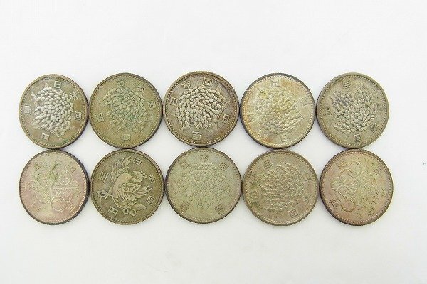 C161-N35-6838◎ 各種 100円 銀貨 硬貨 10枚セット 現状品③ 渋谷 ◎