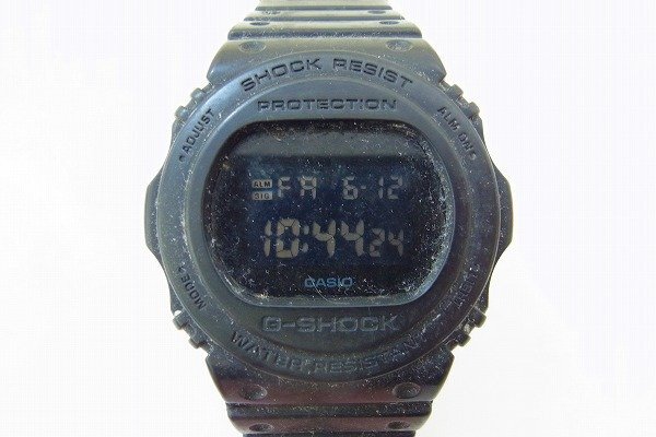 C141-J40-1299◎ CASIO カシオ G-SHOCK DW-5750E メンズ クォーツ 腕時計 現状品③ 渋谷 ◎