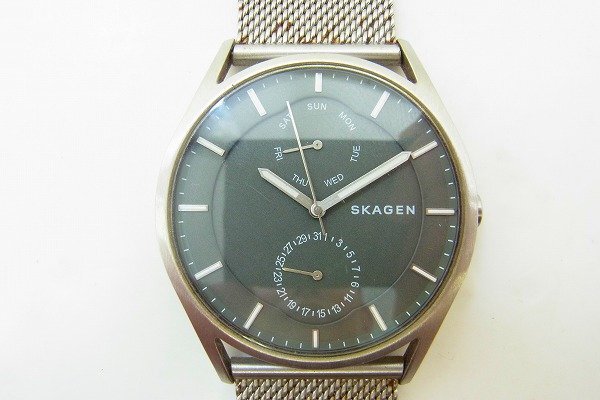 C148-J43-298◎ SKAGEN スカーゲン メンズ クォーツ 腕時計 現状品③ 渋谷 ◎
