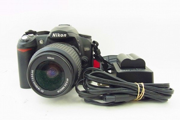 C089-J40C-270 NIKON ニコン D50 / AF-S NIKKOR ED 18-55mm 1:3.5-5.6G デジタル一眼レフカメラ 現状品③ 渋谷