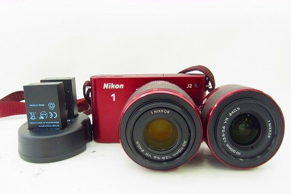 C090-J37C-443 NIKON ニコン 1 J2 / ダブルレンズ ミラーレス一眼カメラ 現状品③ 渋谷