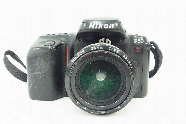 C122-J27C-316 NIKON ニコン F50 / NIKKOR 28mm 1:2.8 フィルムカメラ 現状品③ 渋谷