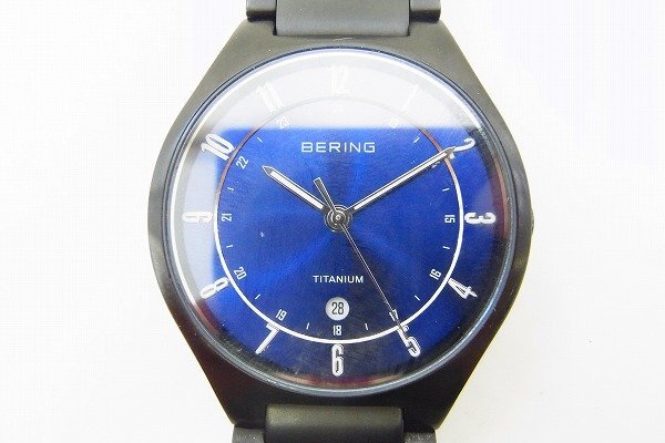 C040-J42-671◎ BERING メンズ クォーツ 腕時計 現状品③ 渋谷 ◎
