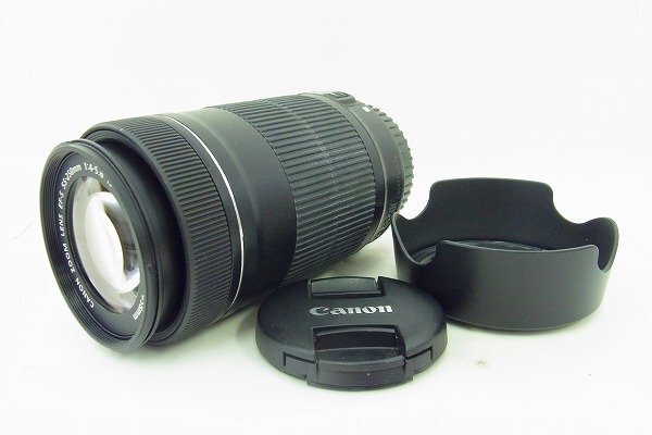 C002-J37C-436 CANON キヤノン EF-S 55-250mm 1:4-5.6 IS STM レンズ 現状品③ 渋谷