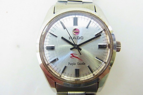 C058-J43-277◎ RADO ラドー PURPLE GAZEILE メンズ 自動巻き 腕時計 現状品③ 渋谷 ◎