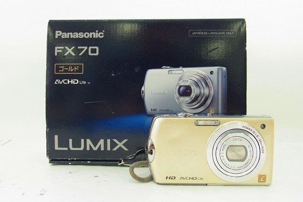C075-J37C-441 PANASONIC パナソニック LUMIX DMC-FX70 コンデジ 現状品③ 渋谷