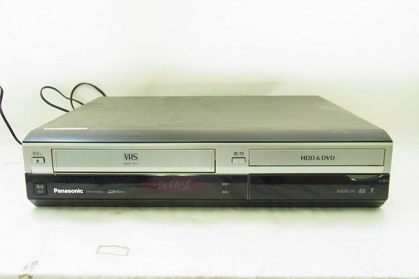 C064-J45-756 PANASONIC パナソニック DMR-XW200V VHS 一体型レコーダー 通電確認済み 現状品③＠ 渋谷