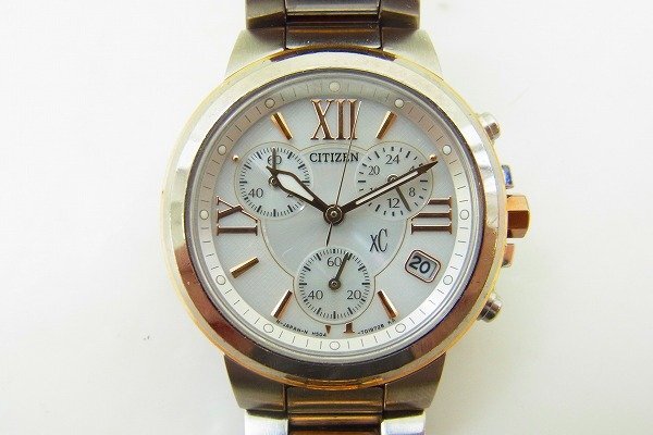 C025-Y41-1619◎ CITIZEN シチズン H504-T012507 レディース クォーツ 腕時計 現状品③ 渋谷 ◎