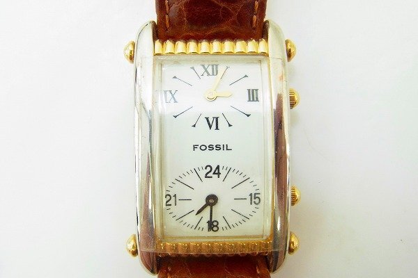 C030-Y20-6268◎ FOSSIL フォッシル TM-6235 メンズ クォーツ 腕時計 現状品③ 渋谷 ◎