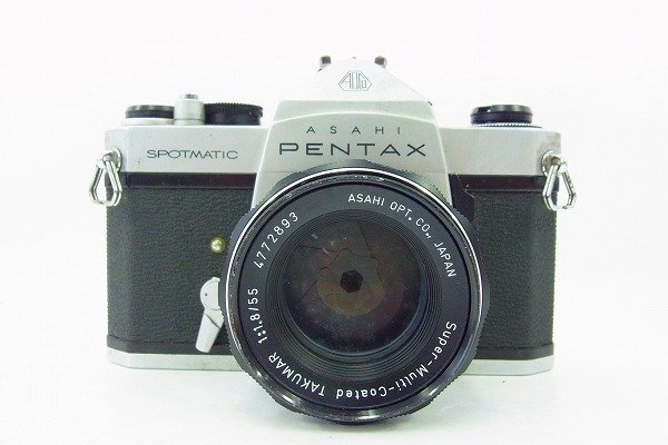 C003-J37C-432 PENTAX ペンタックス SP / TAKUMAR 1:1.8/55 フィルムカメラ 現状品③ 渋谷