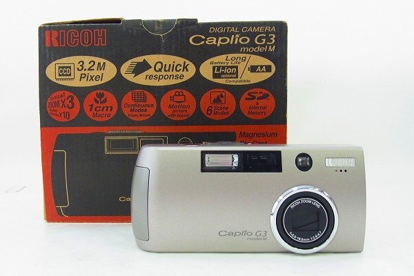 C012-J46C-39 RICOH リコー CAPLIO G3 コンデジ 現状品③ 渋谷