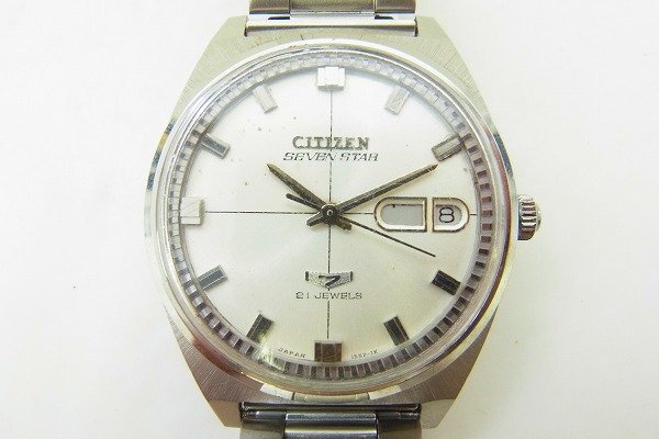C032-Y25-7864◎ CITIZEN シチズン 55290 メンズ 自動巻き 腕時計 現状品③ 渋谷 ◎