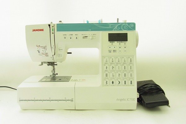 C062-J45-755 JANOME ジャノメ ANGELIC JC 7130 ミシン 現状品③＠ 渋谷