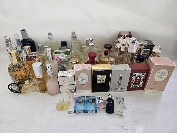 C901-00000 ※同梱不可※ BVLGARI GIVENCHY 等 香水 まとめ 段ボール100サイズ 現状品① 渋谷
