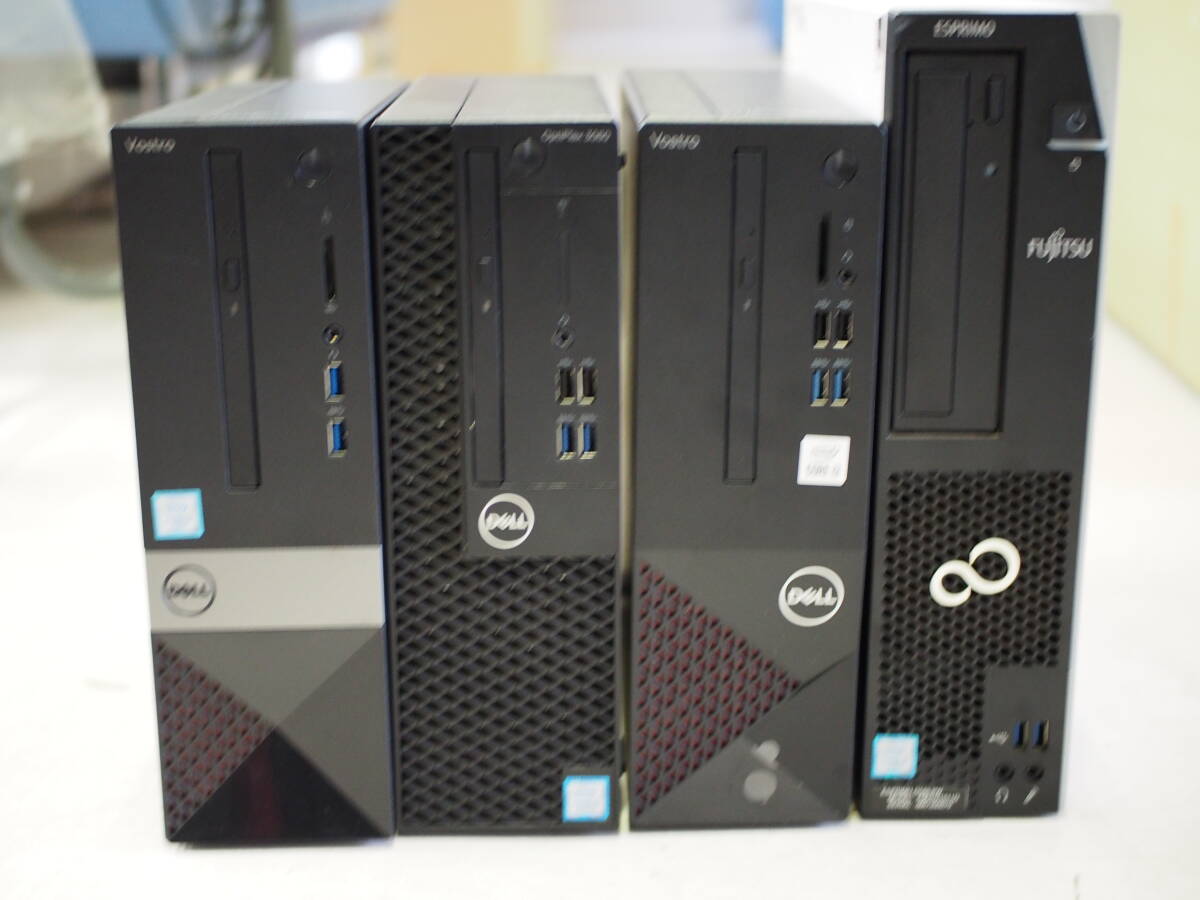 11世代i7　10世代i3　6台セット Dell Vostro OptiPlex Fujitsu ESPRIMO NEC LAVIE HDDメモリ無 ジャンク