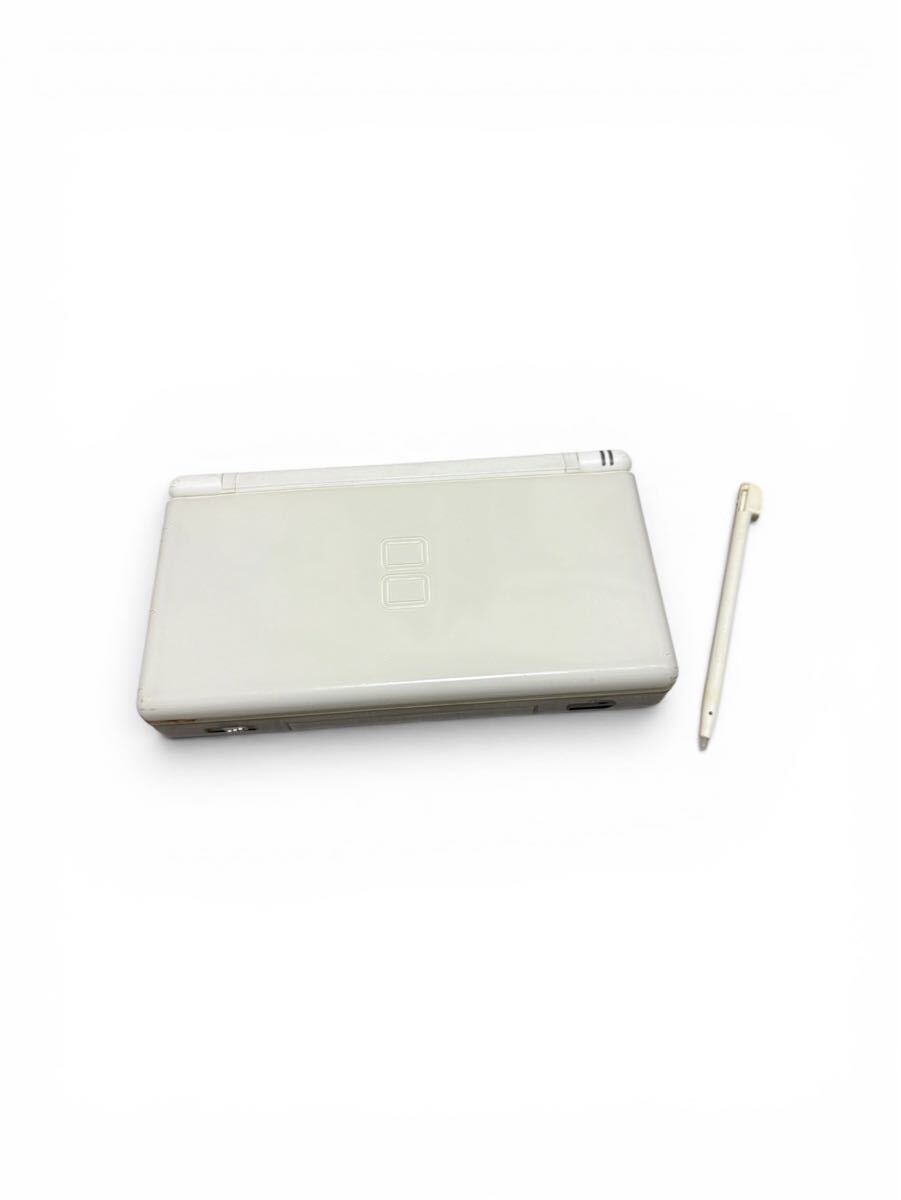 【通電確認済】ニンテンドーDS Lite クリスタルホワイト USG-001 本体のみ 任天堂 NINTENDO DSライト タッチペン付き 現状品 #N