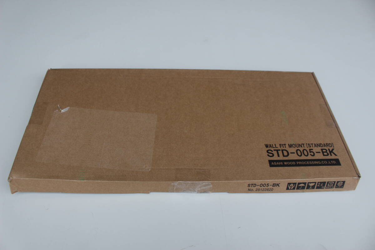 朝日木材　ウォールフィットマウント WALL FIT MOUNT [推奨テレビサイズ 26～55V] STD-005-BK ブラック　未使用　箱痛み品 　