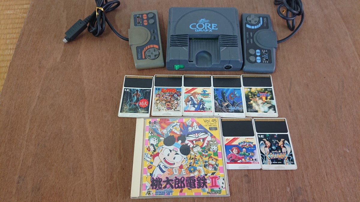 ジャンクPCエンジンCORE GRAFX 本体ソフト