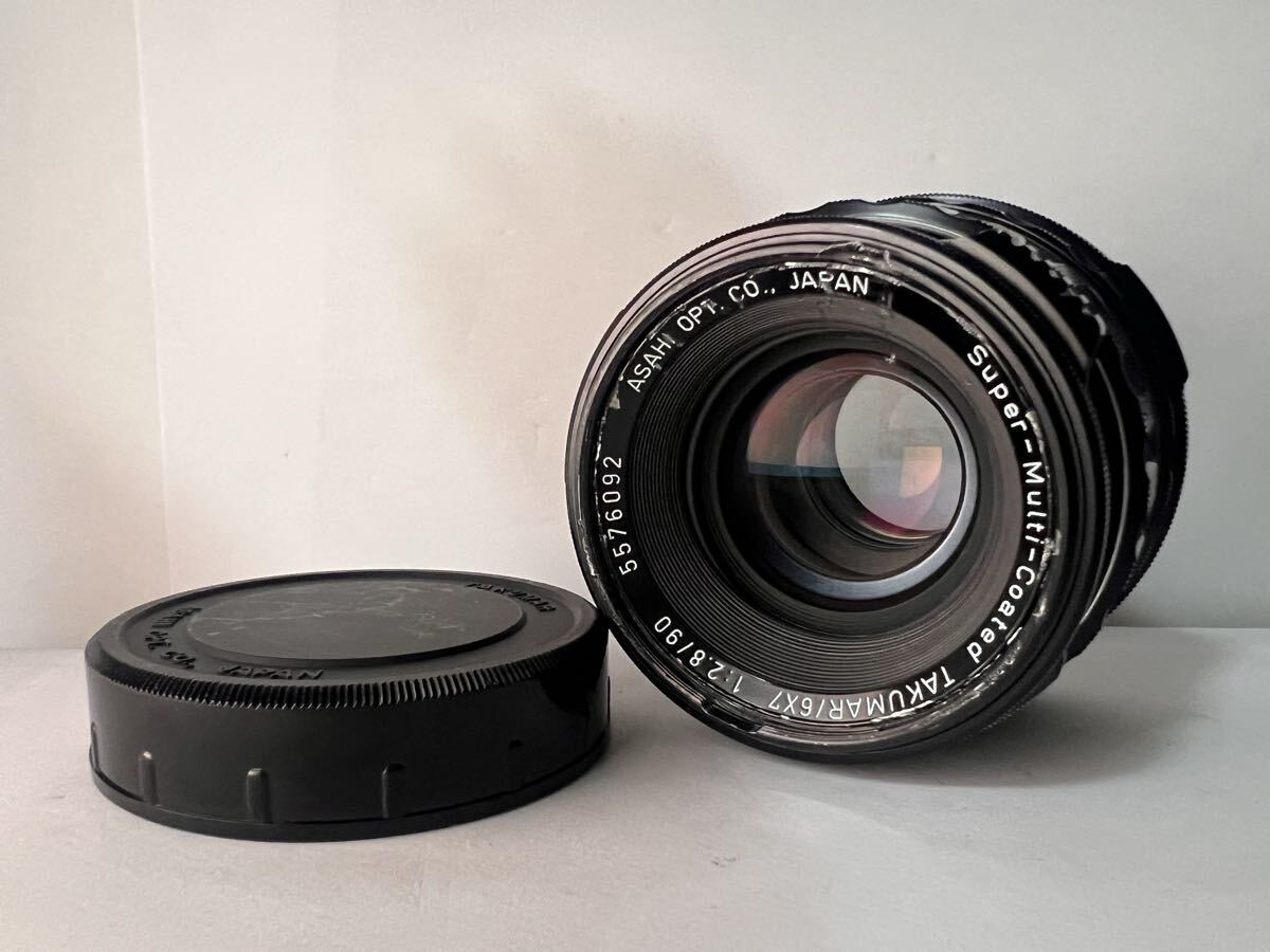 ★良品★ Pentax ペンタックス 6x7 SMC Takumar 90mm F2.8 ★動作確認済み #0427 #428