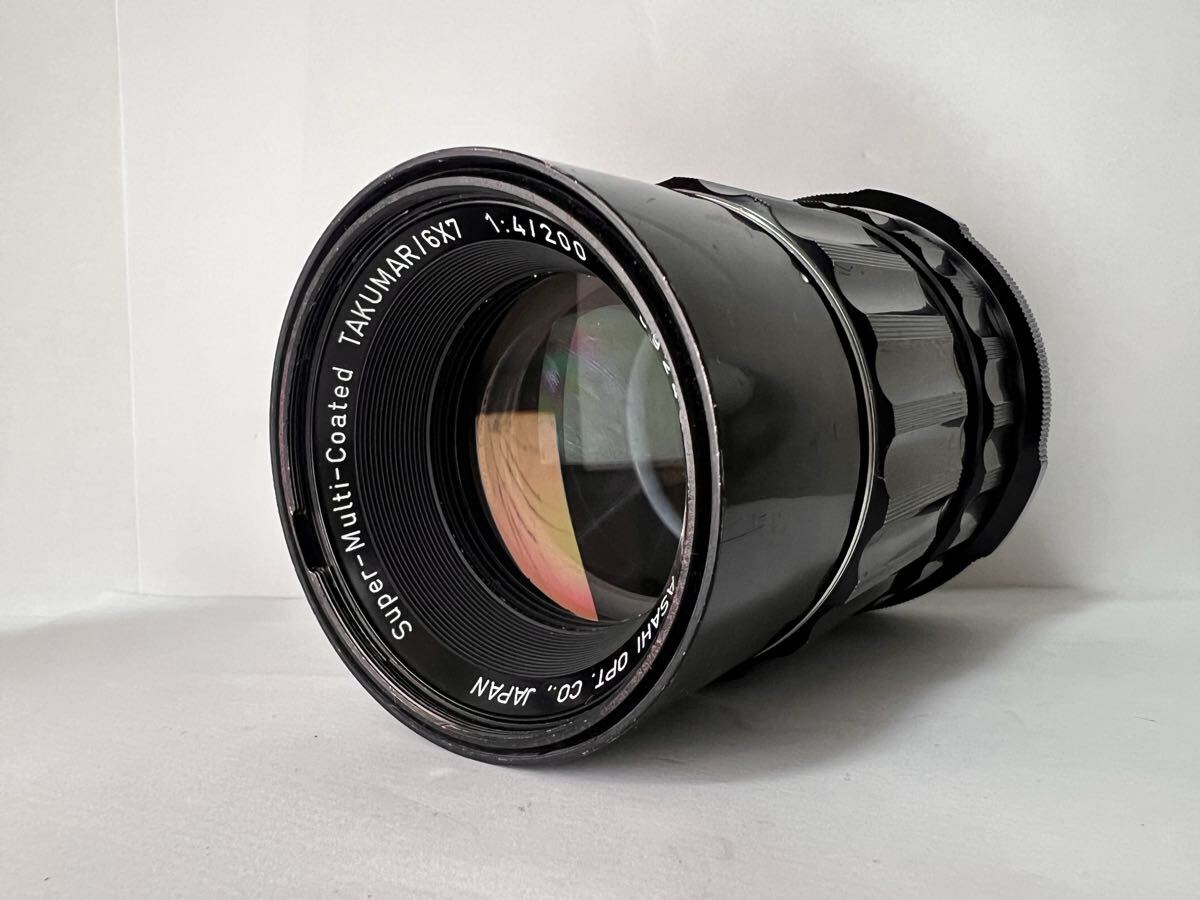 ★極上品★ Pentax ペンタックス Super-Multi-Coated Takumar/6x7 200mm F4 ★動作確認済み #0436 #165