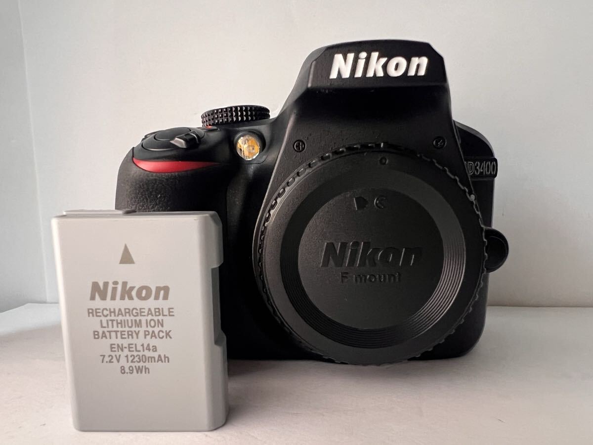 ★極上美品★ 《ショット数 8019回》Nikon ニコン D3400 ボディ ★動作確認済み #0450 #158