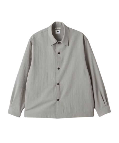 ★即決★ ( Beauty&Youth KOMATSU PACK オーバー フォルム シャツ ベージュ ) 美品 半袖 コマツ 小松マテーレ UNITED ARROWS 撥水