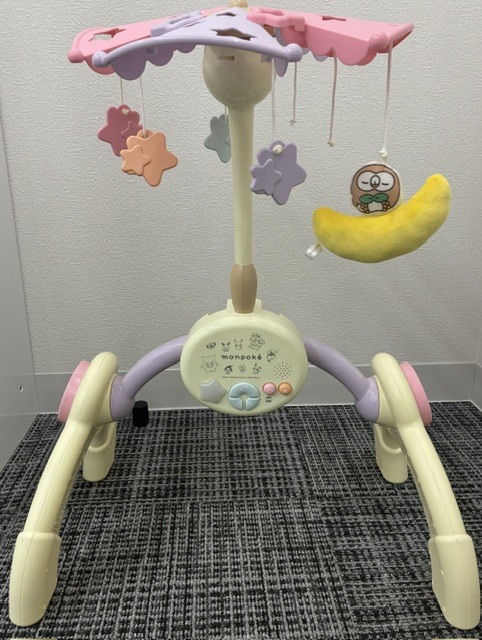 938★モンポケ 7ステップメリージム monpoke トイローヤル社 ポケモン◇稼働確認済 ぬいぐるみ欠品 1円スタート アルコール消毒済