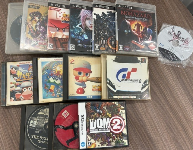 991★ゲームソフトまとめ PS/PS3/DS◇パワプロ/ジョジョの奇妙な冒険/ファイナルファンタジー/ぷよぷよ/サルゲッチュ他/未確認ジャンク
