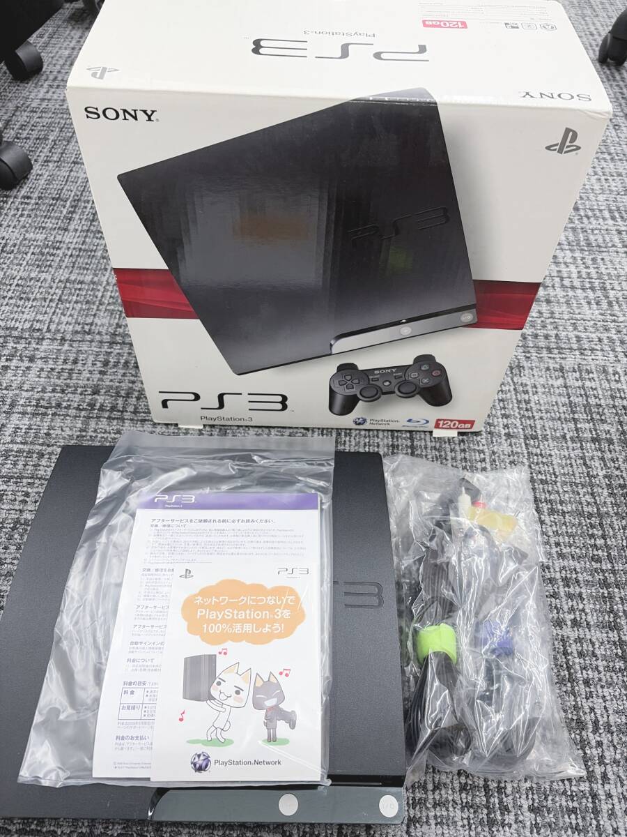 1124★PS3 本体 120GB ブラック SONY PlayStation3 CECH-2000A ジャンク プレステ3 ◇ 中古 保管品 動作未確認