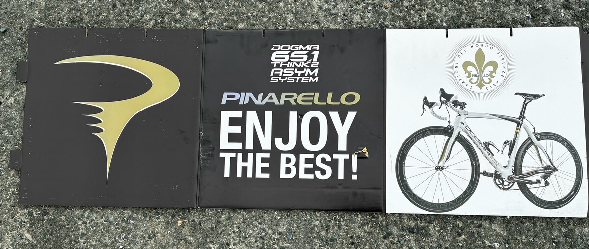 PINARELLO DOGMA 65.1 THINK2 非売品 店頭ディスプレイ 販促パネル ピナレロ
