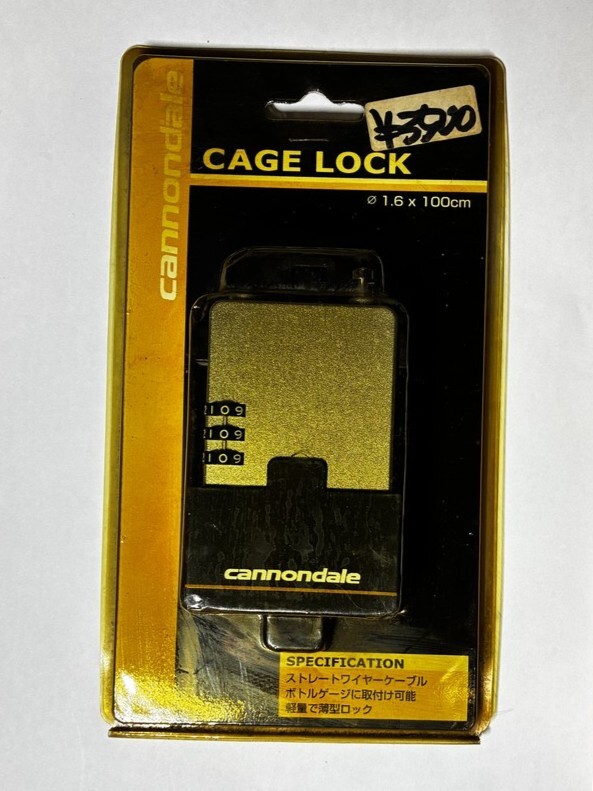 cannondale キャノンデール CAGE LOCK ケージロック 1.6×100cm ダイヤルロック ボトルケージ取付可 長期保管品4