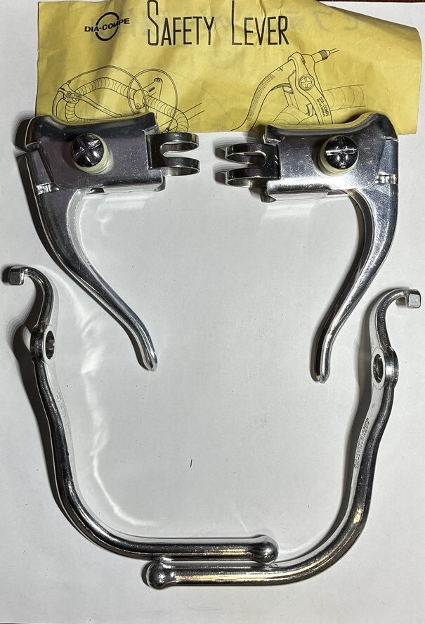 DIA-COMPE ダイアコンペ JUNIOR SAFETY LEVER セーフティレバー 補助ブレーキレバー 説明書付き ヴィンテージ