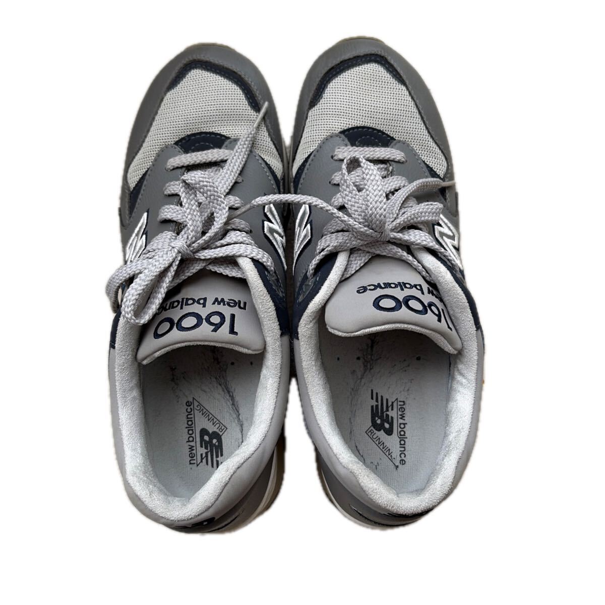 ニューバランス CM1600LG 28cm グレー New Balance スニーカー GRY フェイクレザー 
