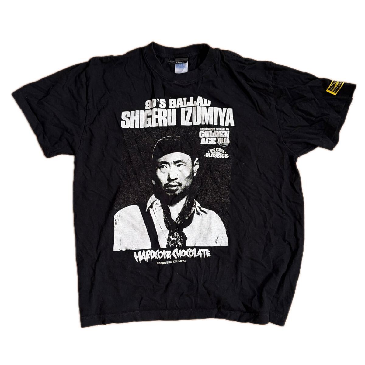 泉谷しげる ハードコアチョコレート Tシャツ ルーザー loser 90sバラッド ブラック 黒 バンド バンT コアチョコ 映画 狂い咲き 