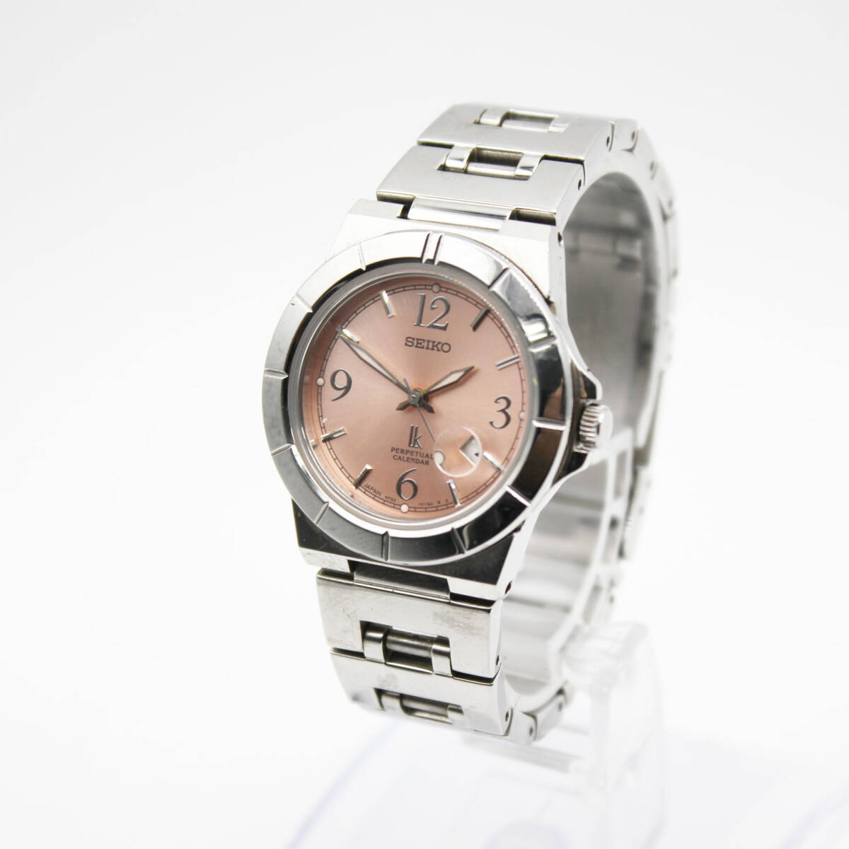 W260616-48 SEIKO LK セイコー ルキア 4F32-0130 レディース腕時計 クォーツ デイト 不動 ラウンド シルバー 3針 アナログ 蓄光