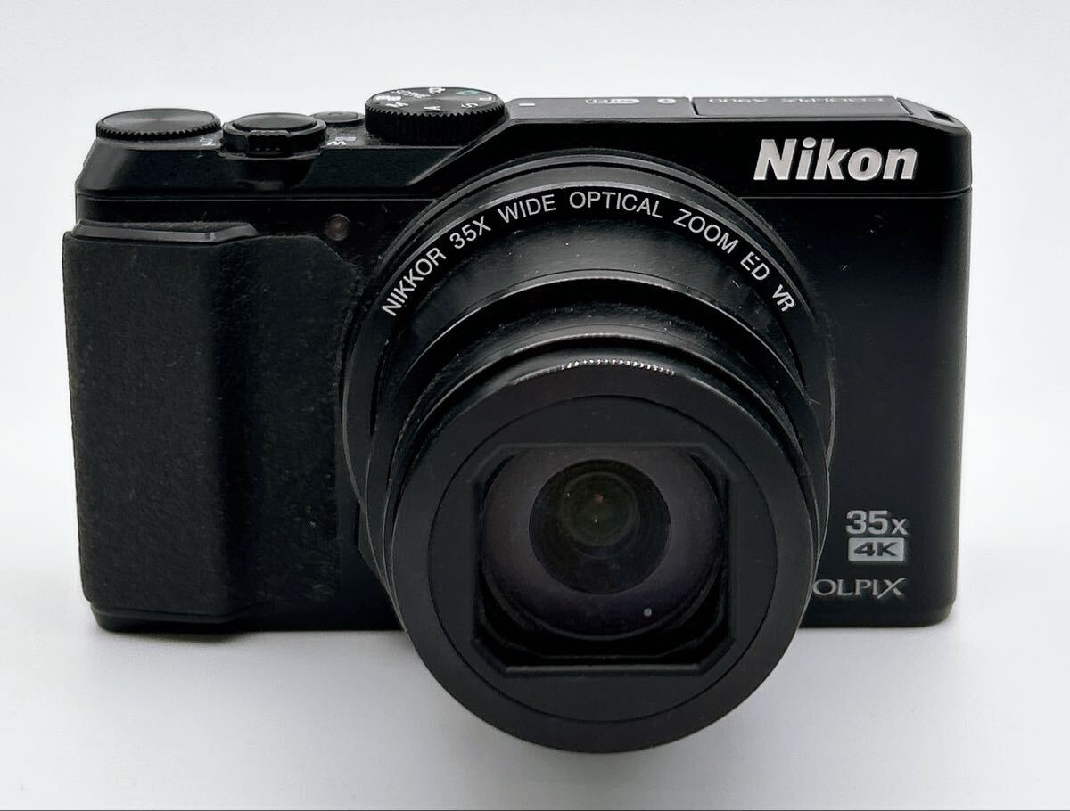 1円 Nikon ニコン COOLPIX A900 コンパクトデジタルカメラ 35倍ズーム ブラック 動作未確認