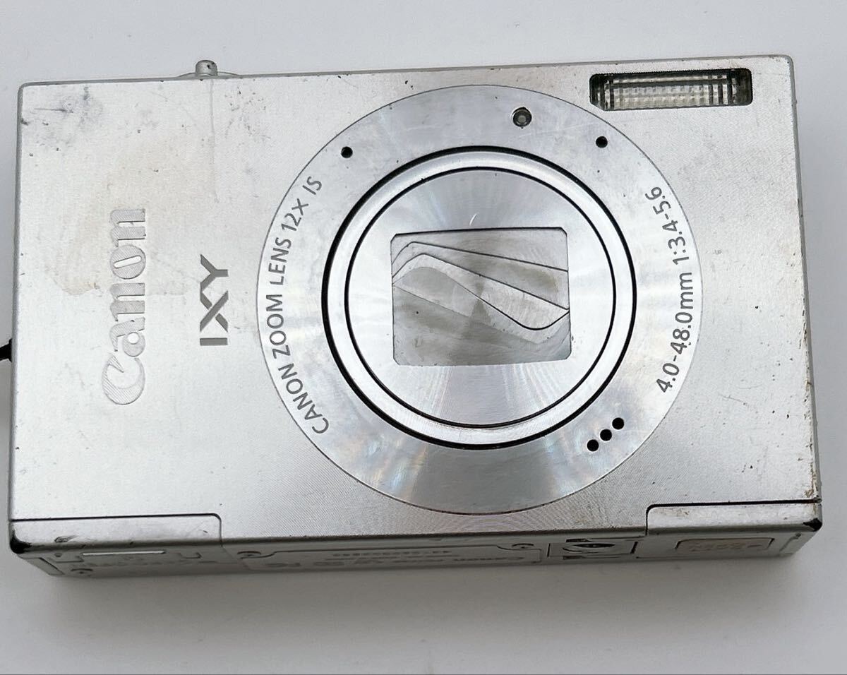 1円 Canon キャノン IXY 3 4.0-48.0mm 1:3.4-5.6 コンパクトデジタルカメラ シルバー 動作未確認