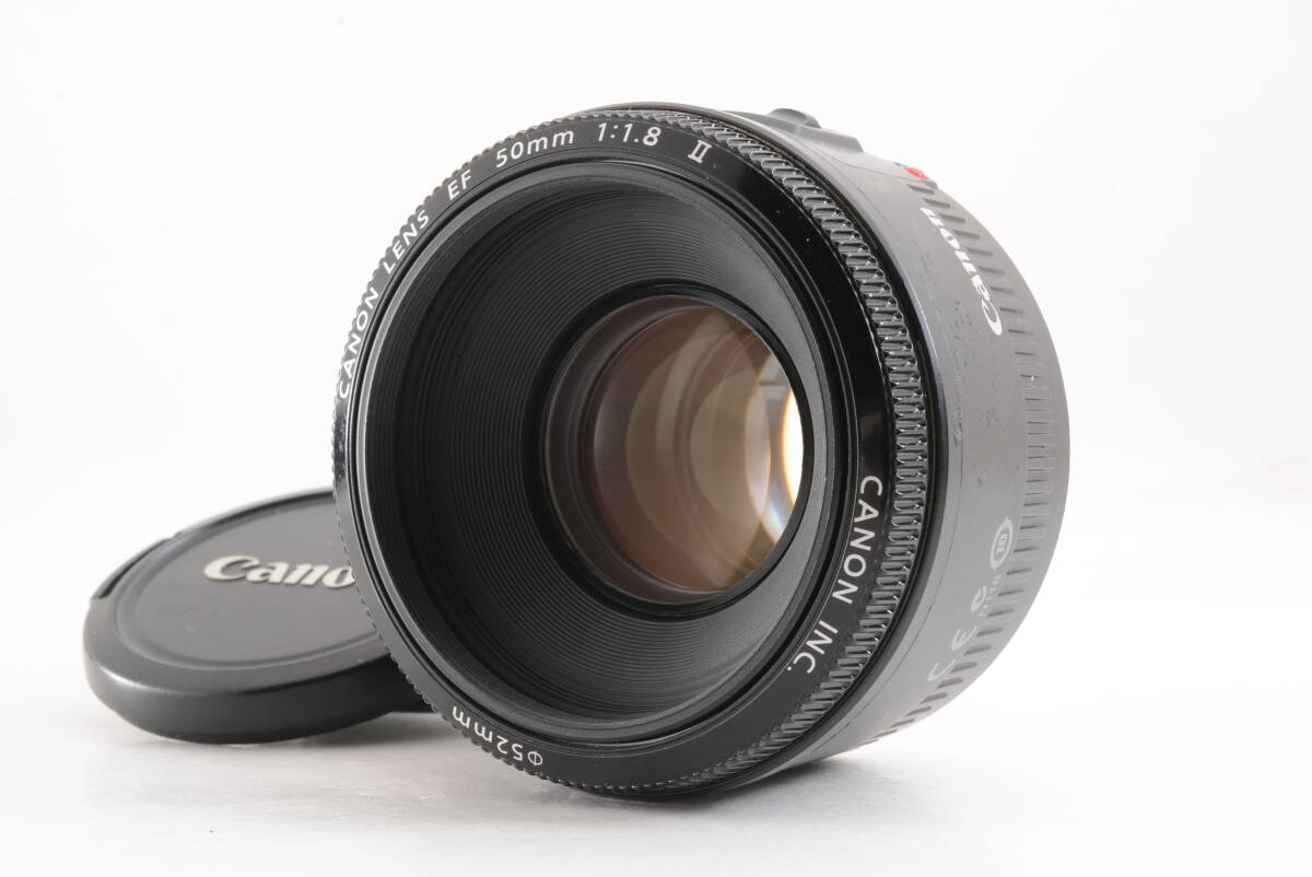 動作品 キャノン Canon EF 50mm f1.8 II AF 一眼カメラレンズ 管F3308