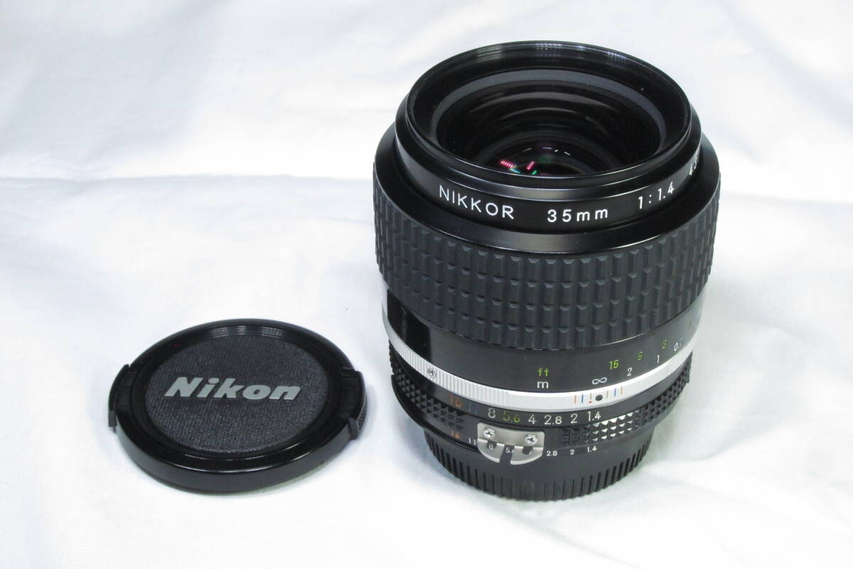 人気急上昇 大口径レンズ Ai-s NIKKOR 35mm 1:1.4 約6ヶ月保証付き