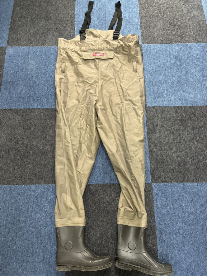 6-R-161/3-100 ★リバレイ★ タン LLO（27.5cm） RV コンフォータブルチェストハイブーツウェーダー 透湿防水 双進