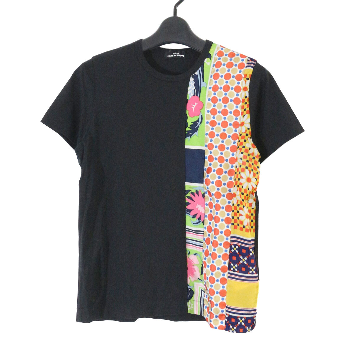 tricot COMME des GARCONS 2001AW パネルパッチワークTシャツ AD2001 TT-020010 トリココムデギャルソン
