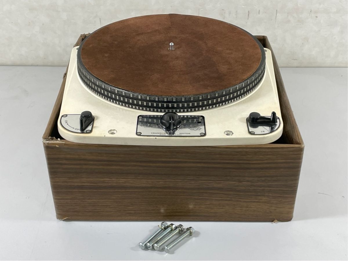 a6352 動作良好 GARRARD ガラード 301 ターンテーブル 50Hz仕様 キャビネット固定ネジ付