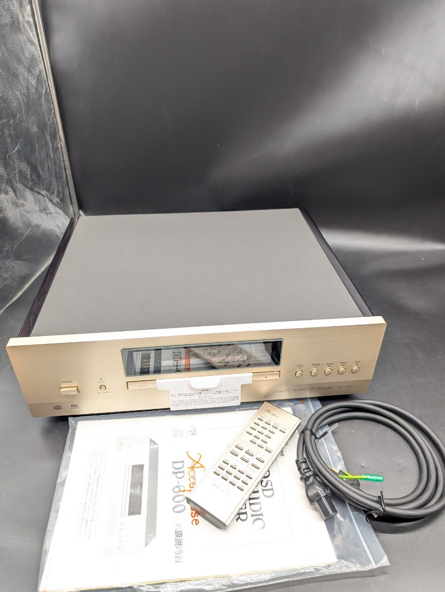 【極美品・メーカーメンテナンス戻り品】Accuphase DP-600 スーパーオーディオCDプレーヤー リモコン付属 アキュフェーズ