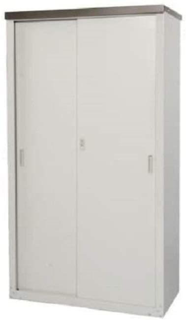 新品☆グリーンライフ 収納庫　物置 ライトグレー 幅89cm　送料無料6