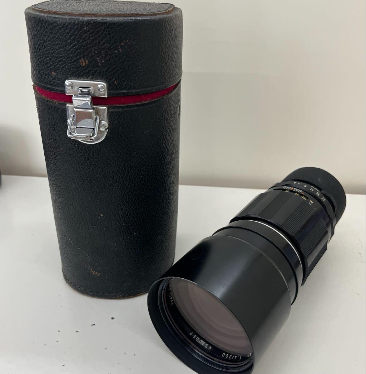 ASAHI PENTAX Super-Takumar 300mm F4 純正ケース付 ペンタックス スーパータクマー 超望遠単焦点 オールドレンズ M42