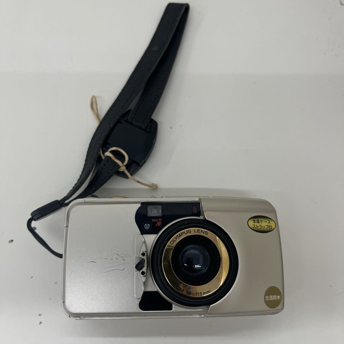 OLYMPUS オリンパス μ ZOOM 115 フィルムカメラ コンパクトカメラ 生活防水 動作未確認 レトロ ミュー 本体のみ 部品取り